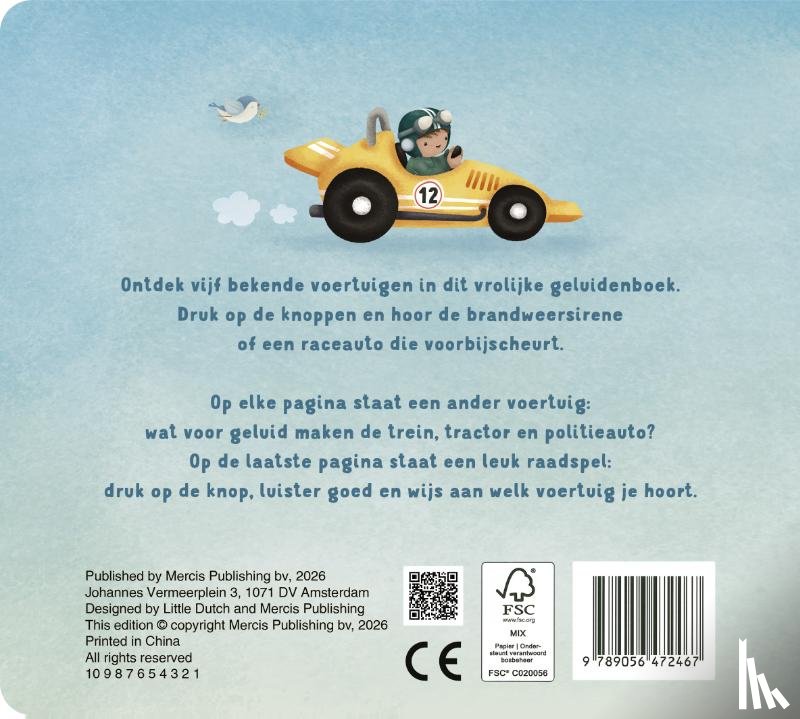 Mercis Publishing - Mijn geluidenboek - Voertuigen