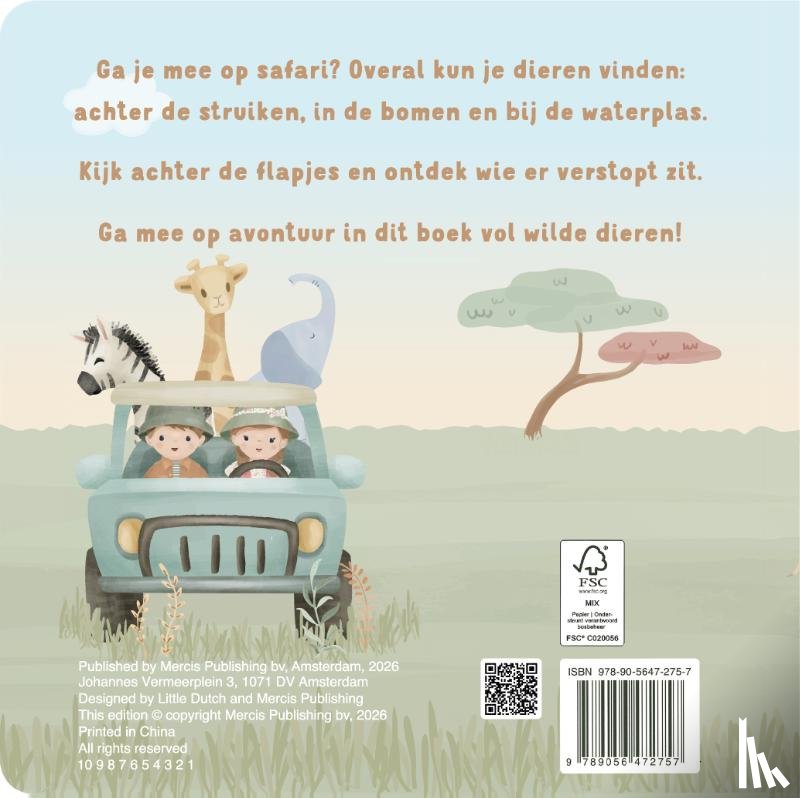 Mercis Publishing - Mijn flapjesboek - Wilde dieren
