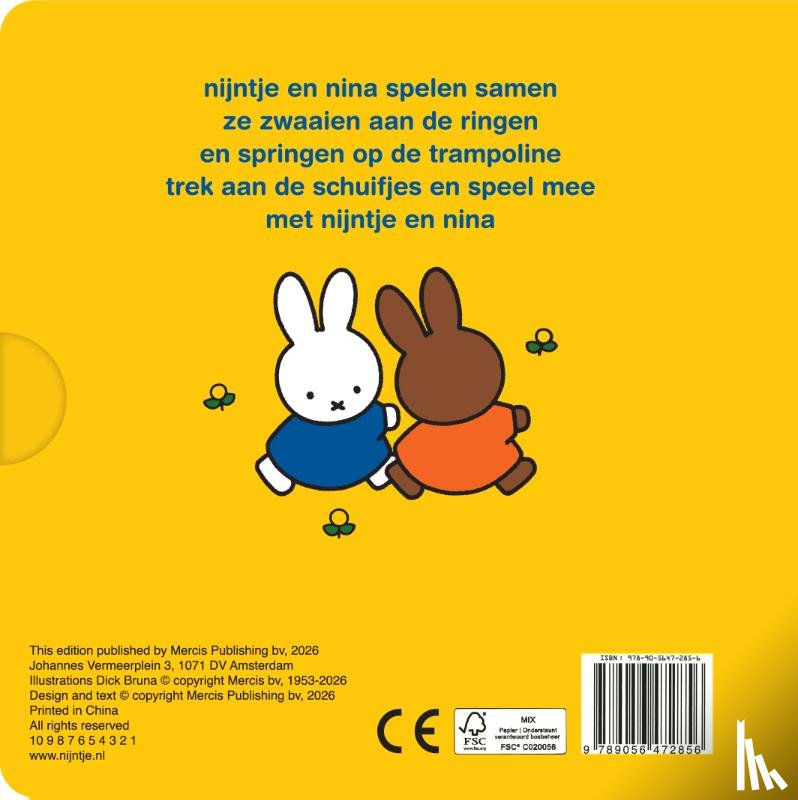 Bruna, Dick - nijntje en nina spelen samen