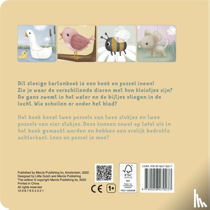 Mercis Publishing - Mijn dieren puzzelboek