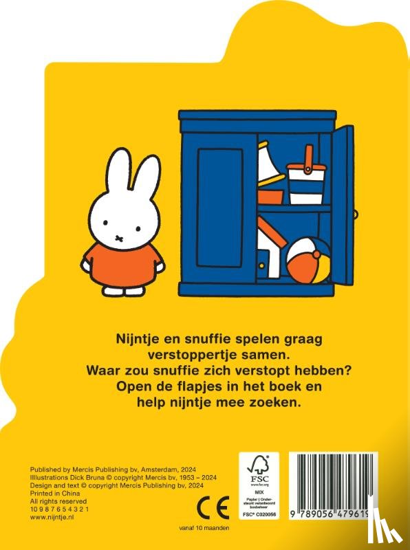 Bruna, Dick - nijntje zoekt snuffie