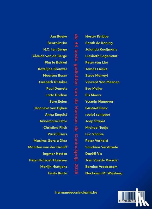  - De 44 - De Herman de Coninckprijs 2026
