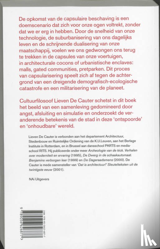 Cauter, L. De, De Cauter, Lieven - 3 De capsulaire beschaving