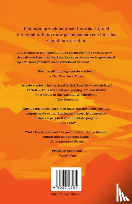 Obreht, Téa - Achterland