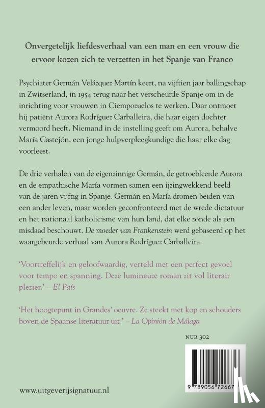 Grandes, Almudena - De moeder van Frankenstein