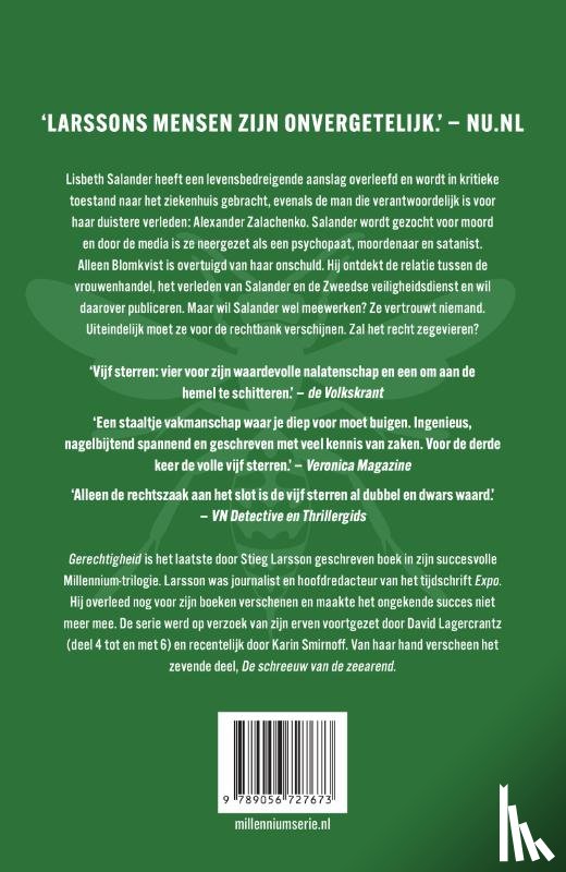 Larsson, Stieg - Gerechtigheid