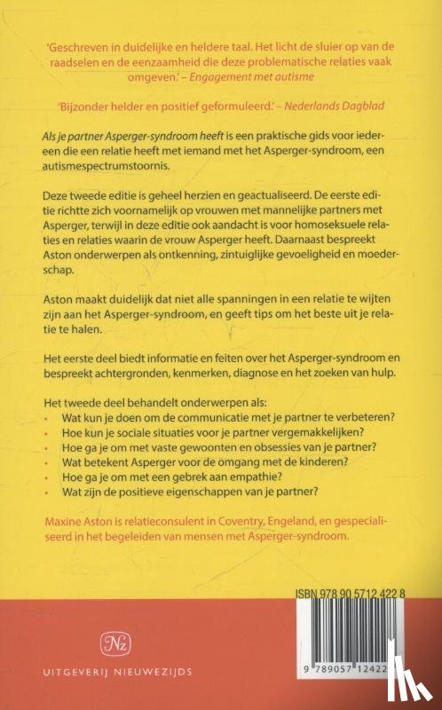 Aston, Maxine - Als je partner Asperger-syndroom heeft