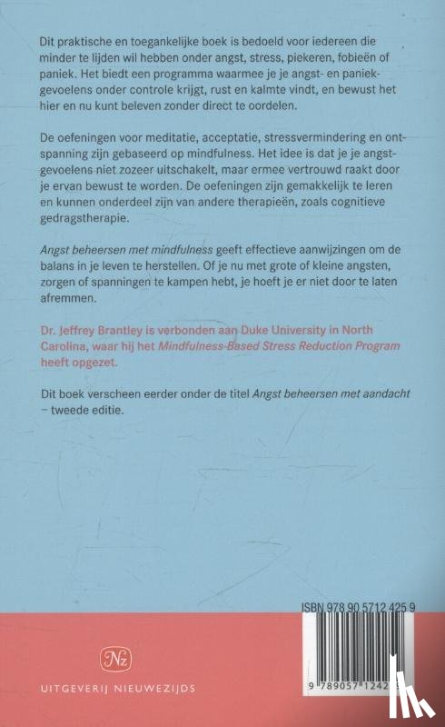 Brantley, Jeffrey - Angst beheersen met mindfulness