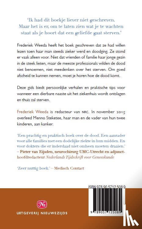 Weeda, Frederiek - Draai niet om de dood heen