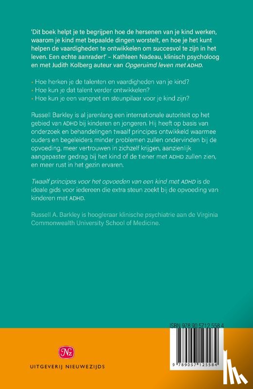 Barkley, Russell A. - Twaalf principes voor het opvoeden van een kind met ADHD