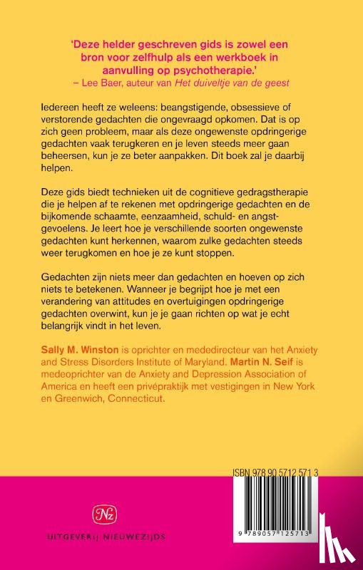 Winston, Sally M., Seif, Martin N. - Opdringerige gedachten overwinnen