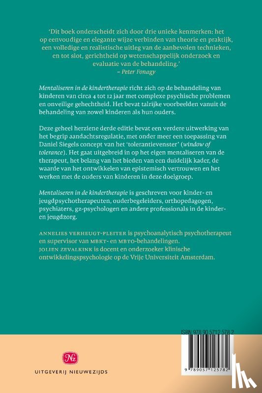 Verheugt-Pleiter, Annelies, Zevalkink, Jolien - Mentaliseren in de kindertherapie