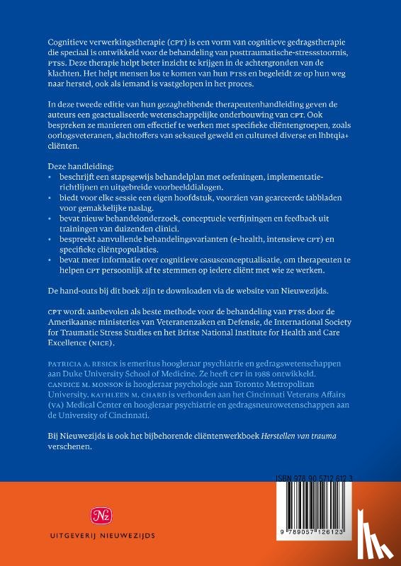 Resick, Patricia A., Monson, Candice M., Chard, Kathleen M. - Cognitieve verwerkingstherapie voor PTSS