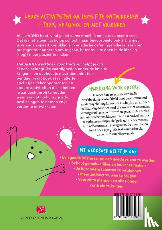 Shapiro, Lawrence E. - Het ADHD-werkboek voor kinderen