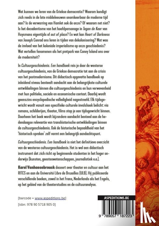 Vanhaesebrouck, Karel - Cultuurgeschiedenis