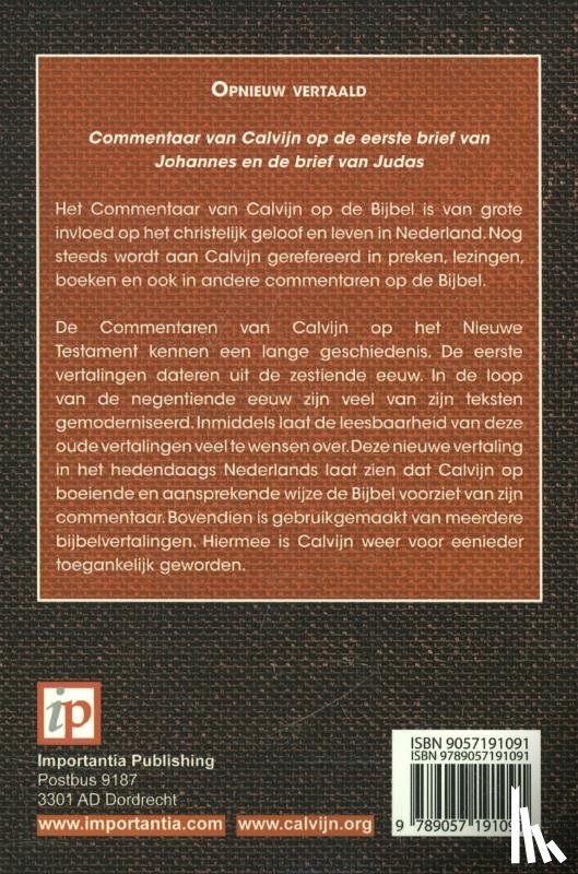 Calvijn, Johannes - De eerste brief van Johannes