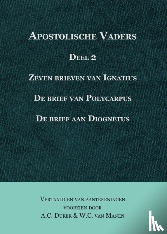 Duker, A.C., Manen, W.C. van - deel 2