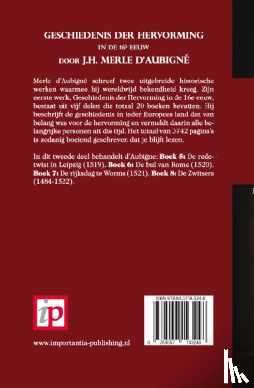 Merle d'Aubigné, H.J. - Geschiedenis der Hervorming in de 16e eeuw