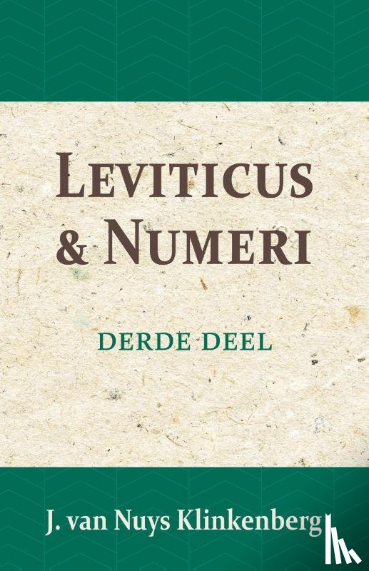 Nuys Klinkenberg, Jacob van, Nahuys, G.J. - Leviticus & Numeri