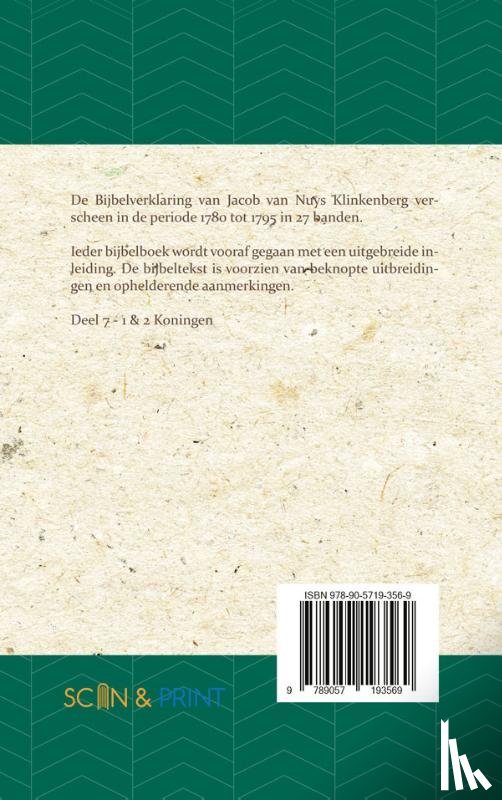 Nuys Klinkenberg, J. van - 1 & 2 Koningen
