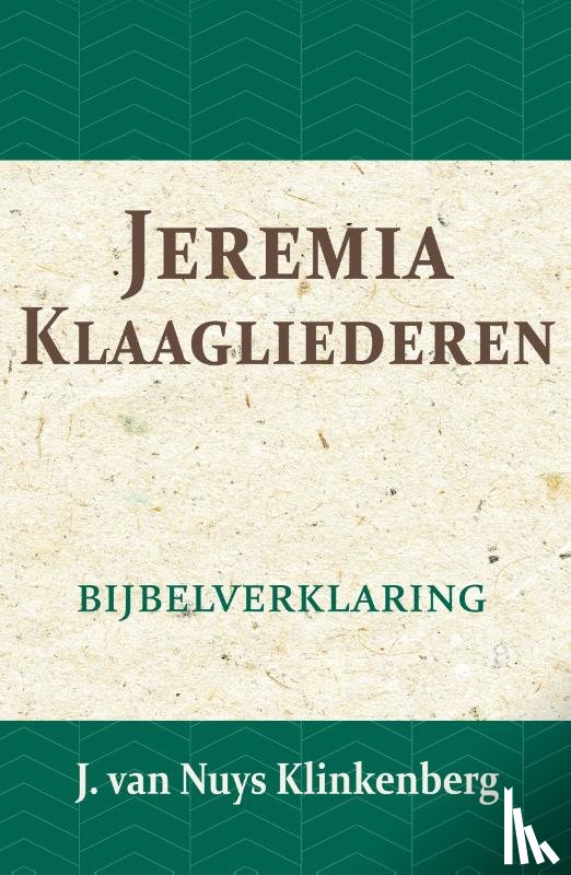 Nuys Klinkenberg, J. van - Jeremia & Klaagliederen