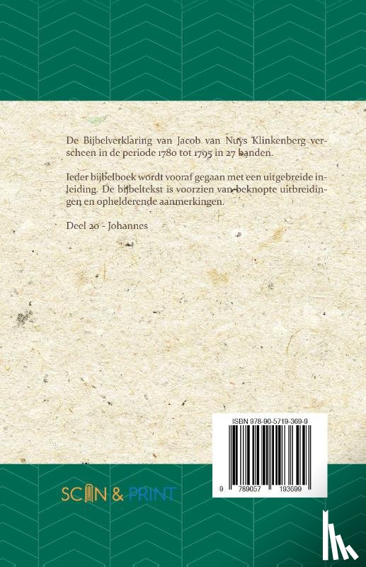 Nuys Klinkenberg, J. van - Johannes
