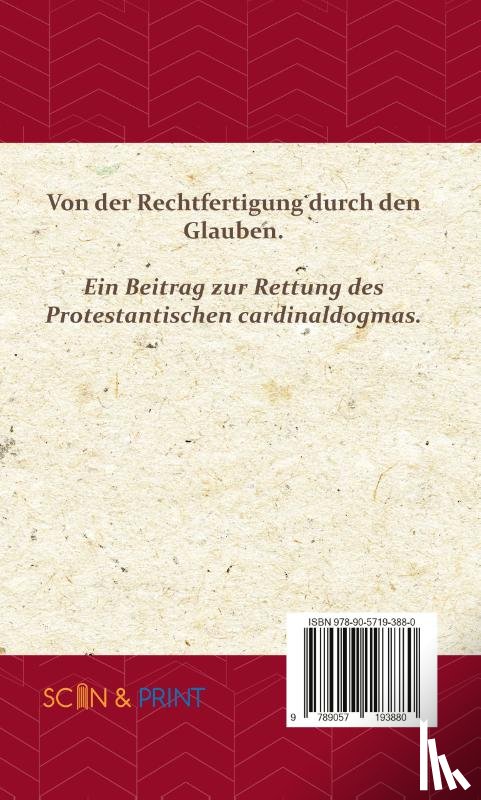 Böhl, Eduard - Von der Rechtfertigung durch den Glauben