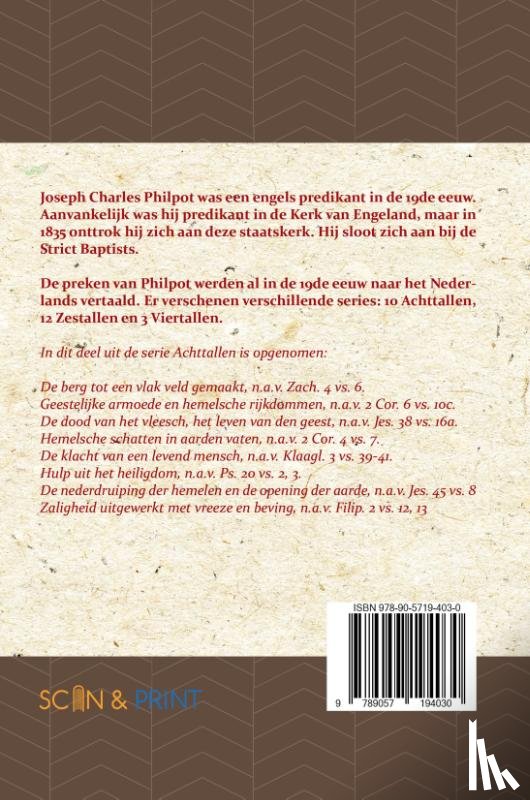 Philpot, J.C. - Tweede Achttal Leerredenen