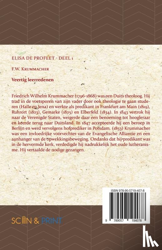 Krummacher, F.W. - Elisa, de profeet 1