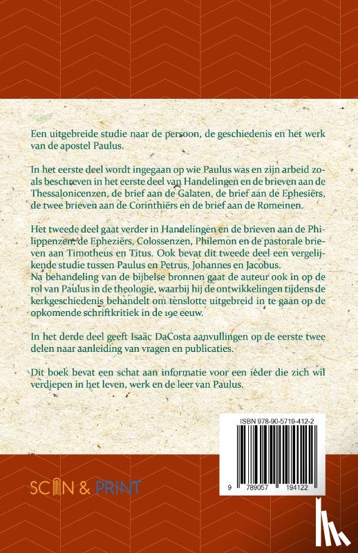 Da Costa, Isaäc - Paulus, een Schriftbeschouwing 2