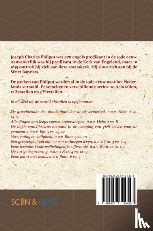 Philpot, J.C. - Zesde Achttal Leerredenen