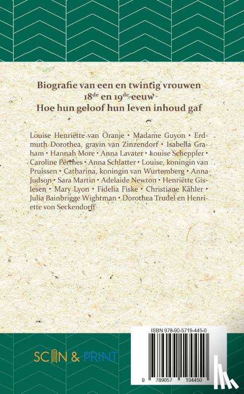 Adriana, B.J., Bronsveld, A.W., Flier, G.J. van der, Hasebroek, J.P., Hoedemaker, Ph. J., Looman, T.M. - Geloofsgetuigen 18de en 19de eeuw