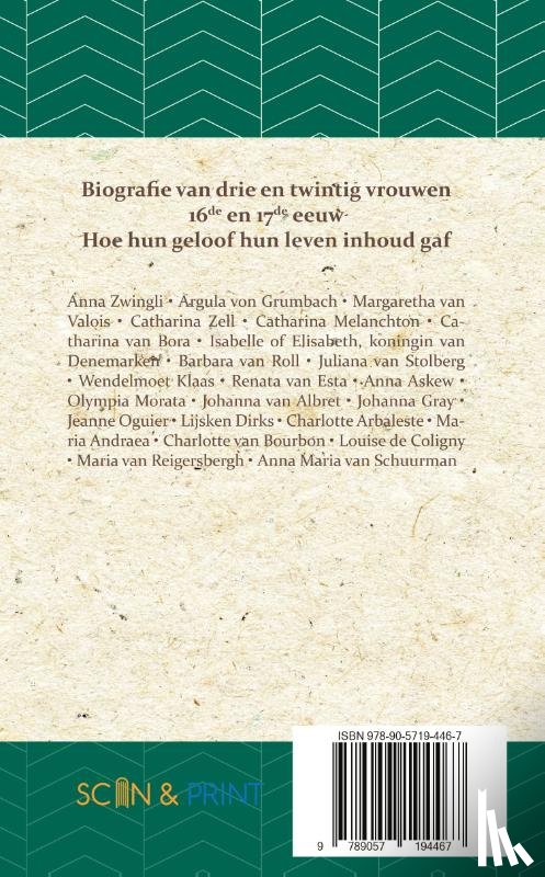 Adriana, B.J., Bronsveld, A.W., Flier, G.J. van der, Hasebroek, J.P., Hoedemaker, Ph. J., Looman, T.M. - Geloofsgetuigen 16de en 17de eeuw