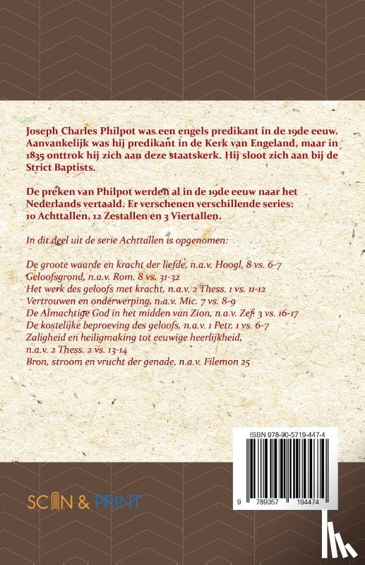 Philpot, J.C., Nieuwland, J. - Negende Achttal Leerredenen