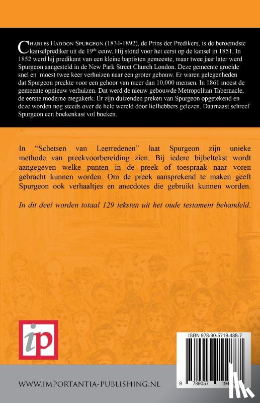 Spurgeon, C.H. - Schetsen van Leerredenen 1