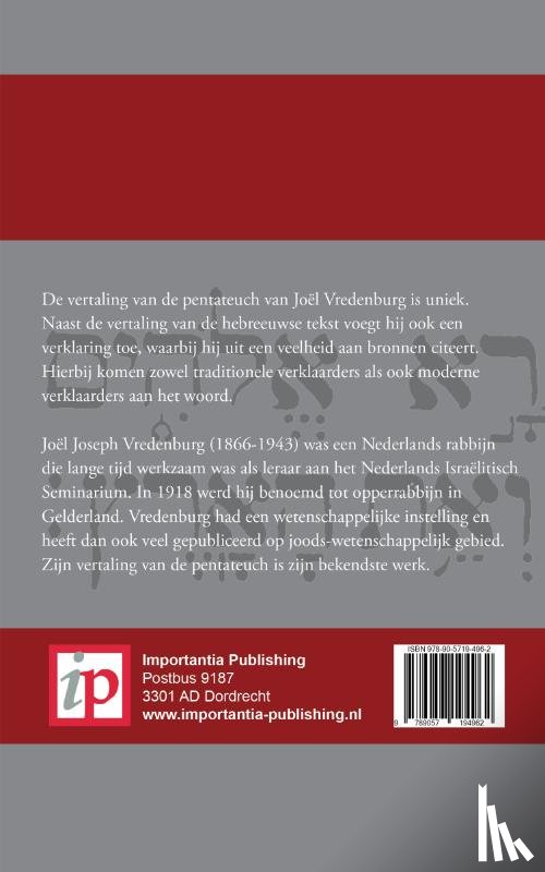 Vredenburg, Joël - Deuteronomium