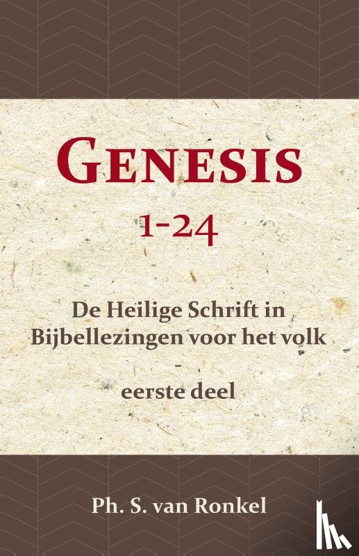 Ronkel, Ph. S. van - Genesis 1-24