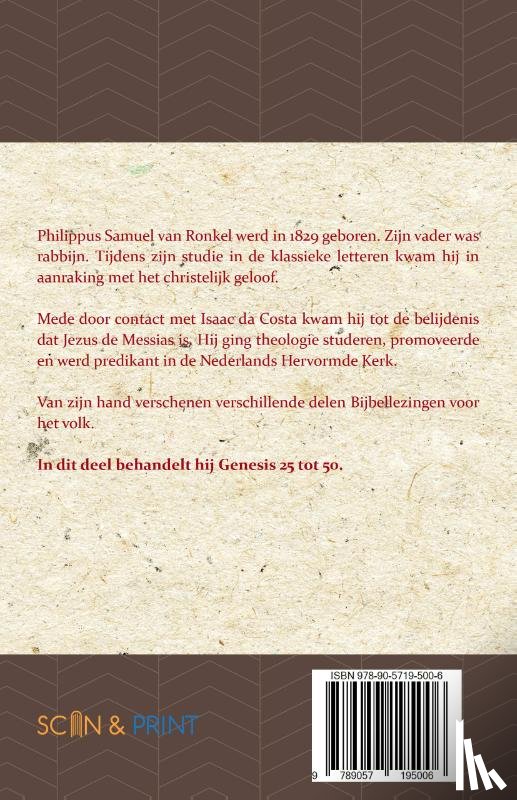 Ronkel, Ph. S. van - Genesis 25-50