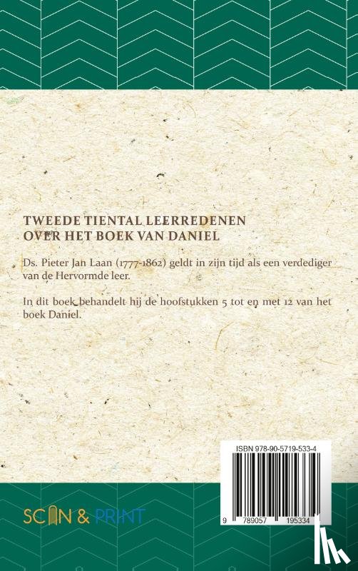 Laan, Pieter Jan - Leerredenen over het Boek van Daniel