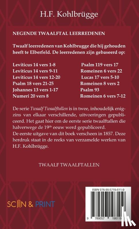 Kohlbrügge, H.F. - Twaalftal Leerredenen I - 9