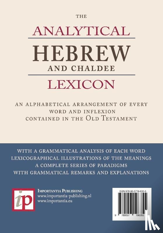 Davidson, B. - The Analytical Hebrew and Chaldee Lexicon
