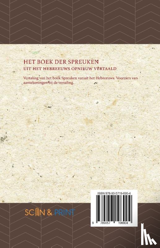 Dyserinck, Johs - Het Boek der Spreuken