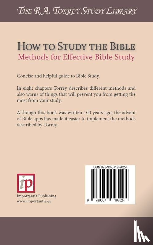 Torrey, R.A. - How to study the Bible