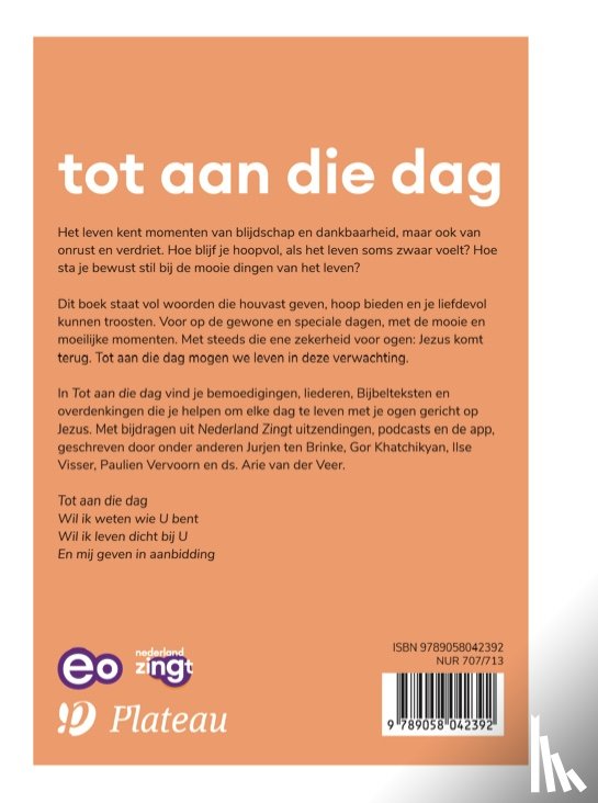 Nederland Zingt - Tot aan die dag