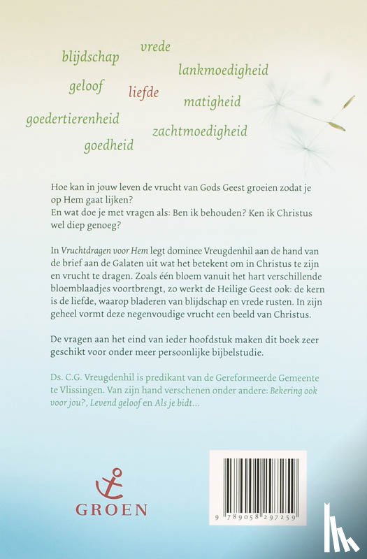 Vreugdenhil, C.G. - Vruchtdragen voor Hem