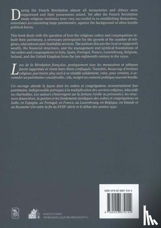  - The economics of providence L'economie de la providence