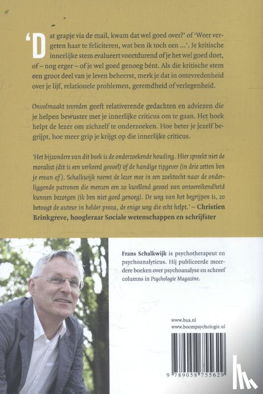 Schalkwijk, Frans - Onvolmaakt tevreden