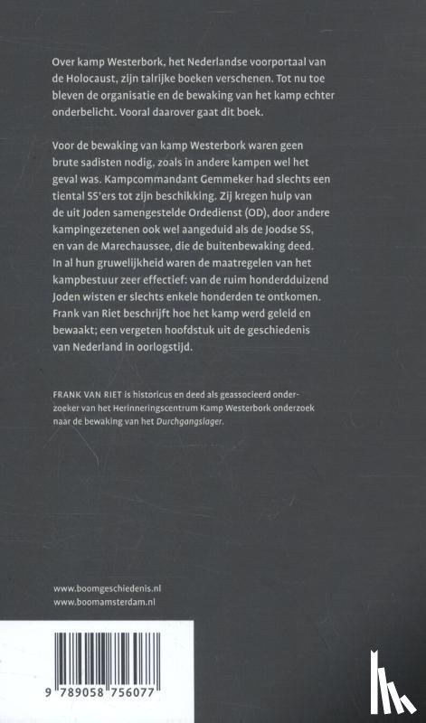Riet, Frank van - De bewakers van Westerbork