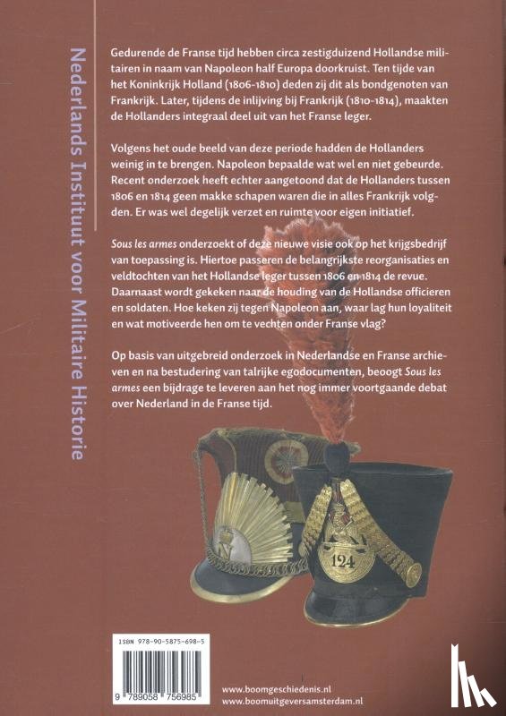 Spek, Christiaan van der - Sous les armes