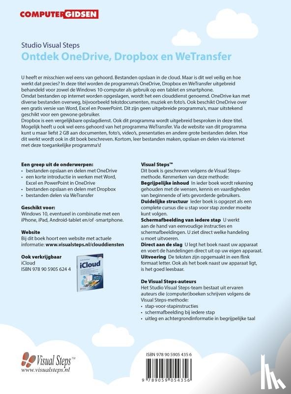 Studio Visual Steps - Ontdek OneDrive, Dropbox en WeTransfer